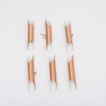 Set of six Midcentury Fuga metal wall light by Maija Liisa Komulainen for Raak