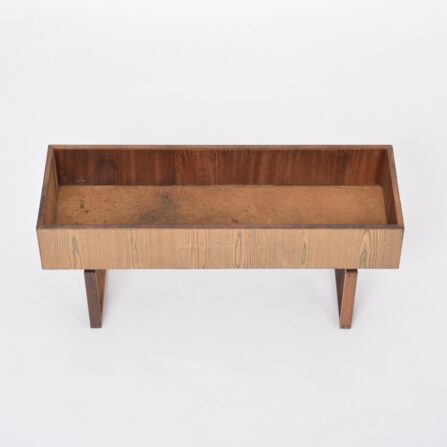 Elegant Danish Midcentury Wooden Planter Box